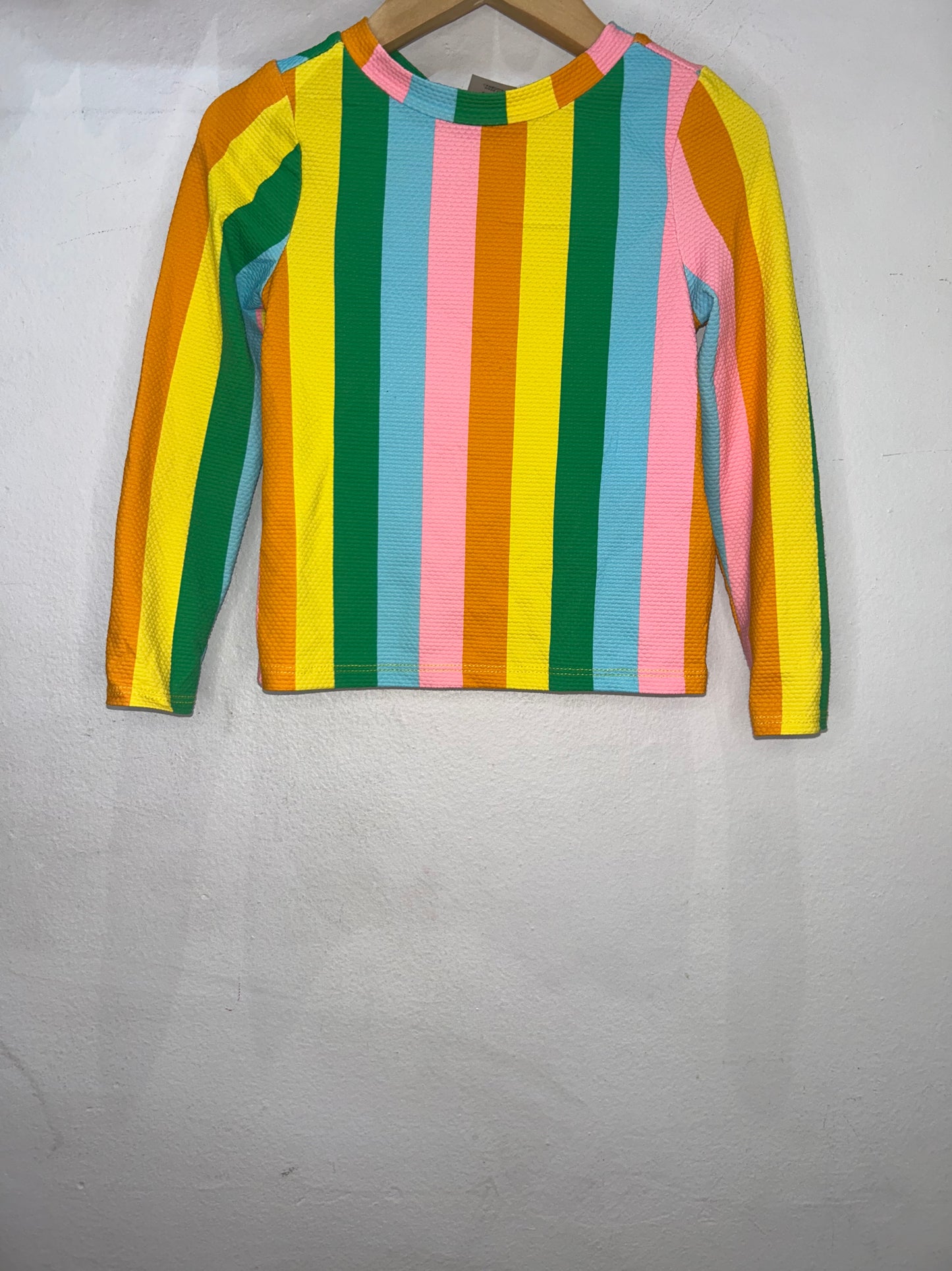 Bright thick stripes swimsuit 3y