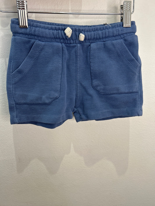 Blue texture short shorts 18-24m