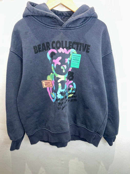 Bear collective hoodie 9-10y