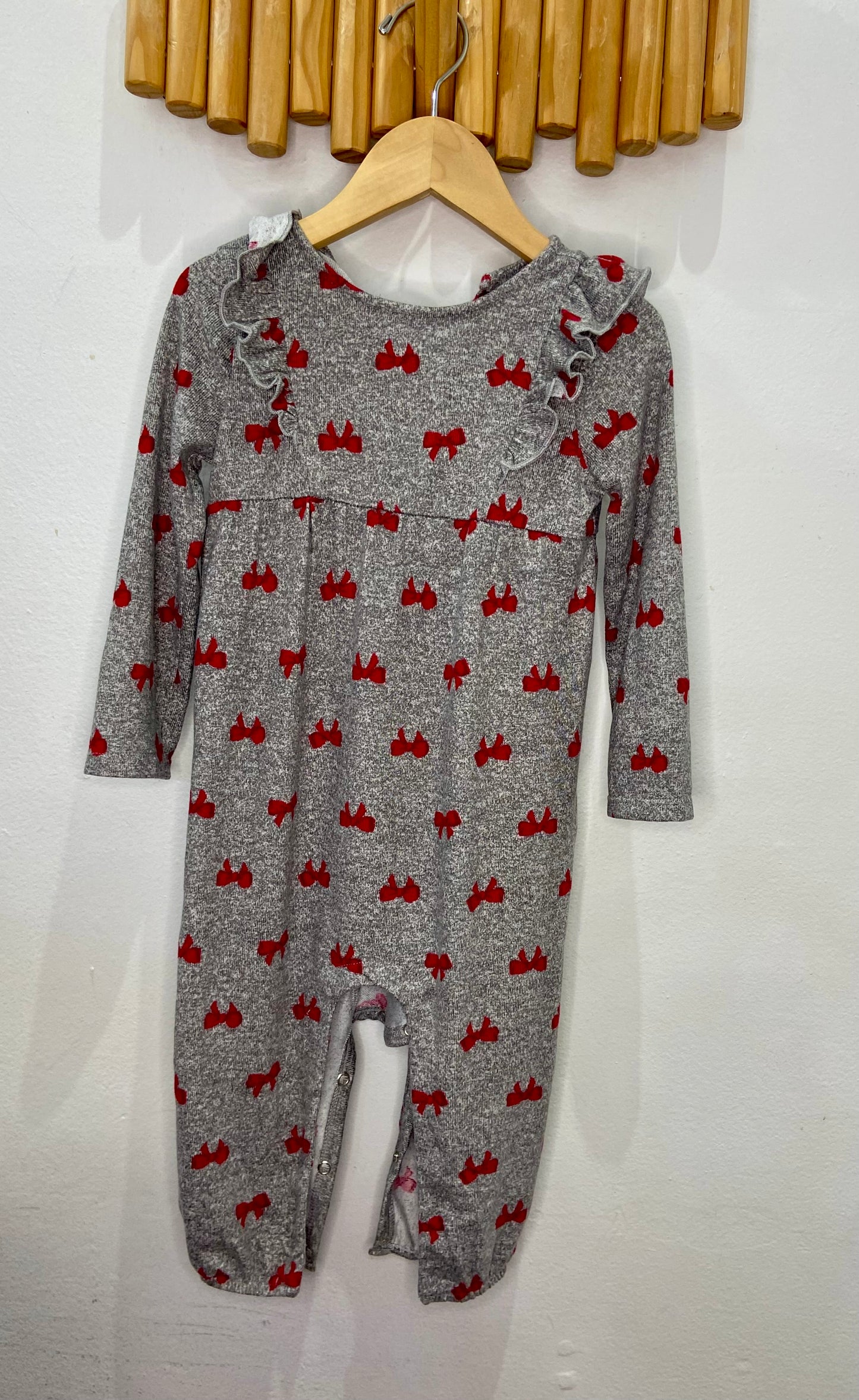 Bows knit romper 18-24m