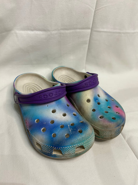 Y2 tie-dye Crocs