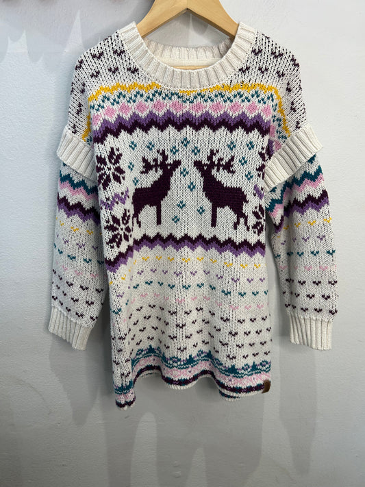 Roots colourful sweater dress 5y