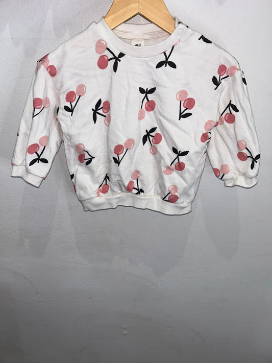 Cherries pullover 18-24m