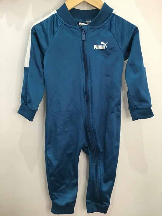 Teal Puma romper 18m