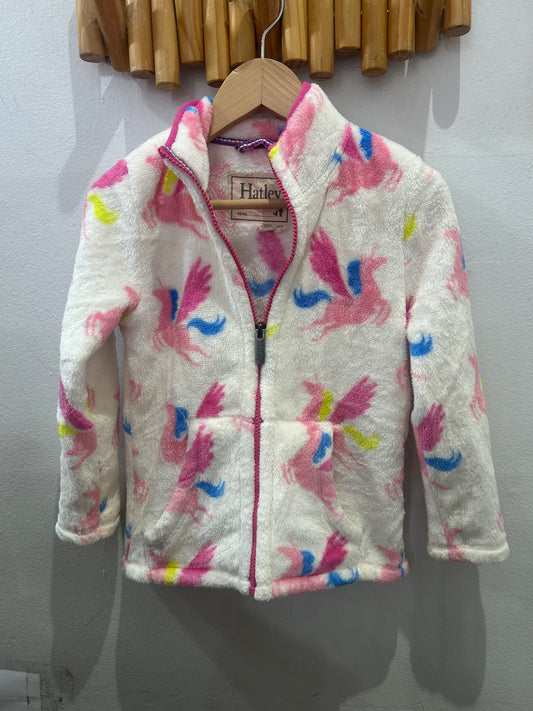 Hatley furry unicorns sweater 4y