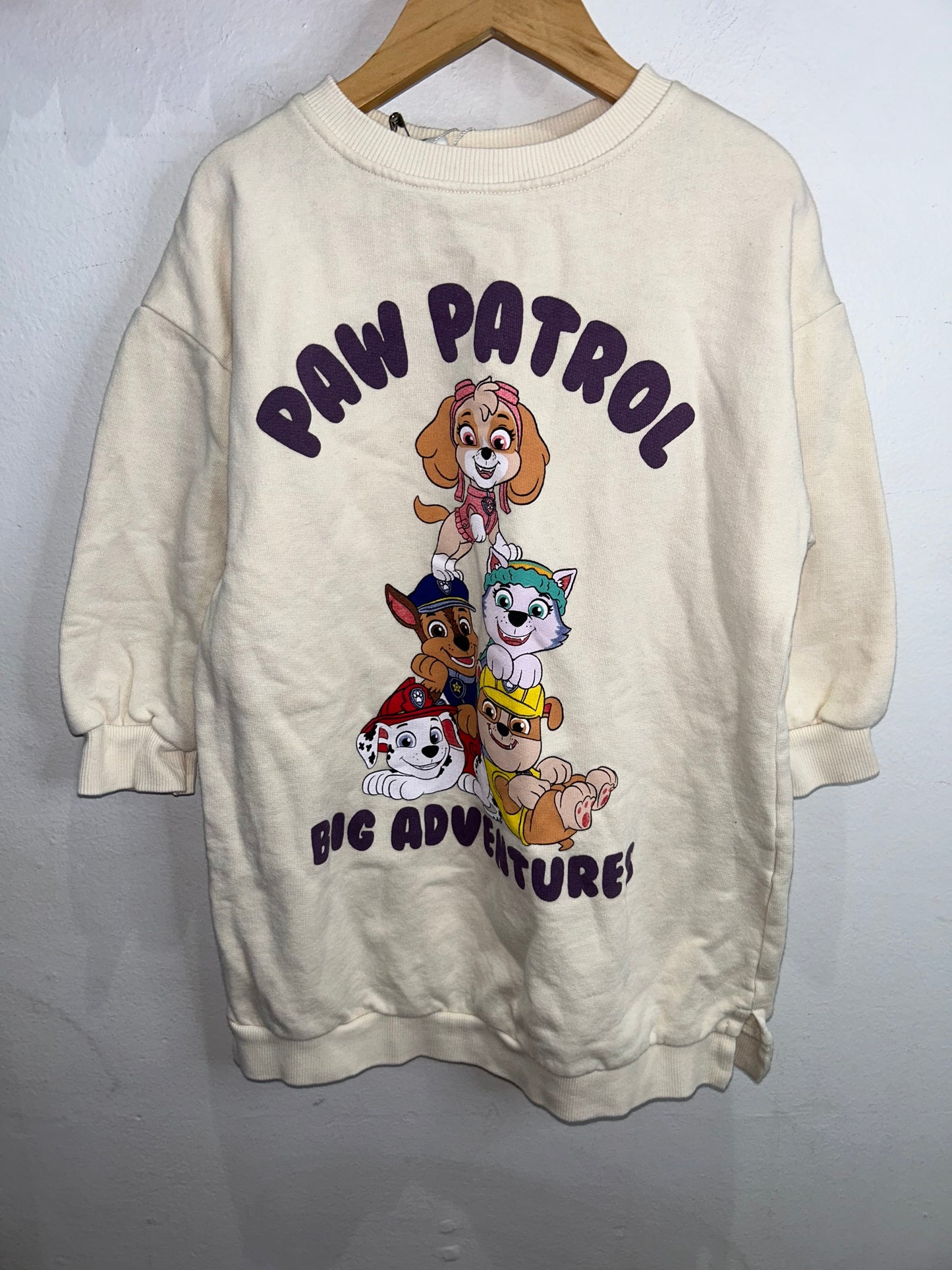 Paw Patrol pullover dress 3-4y