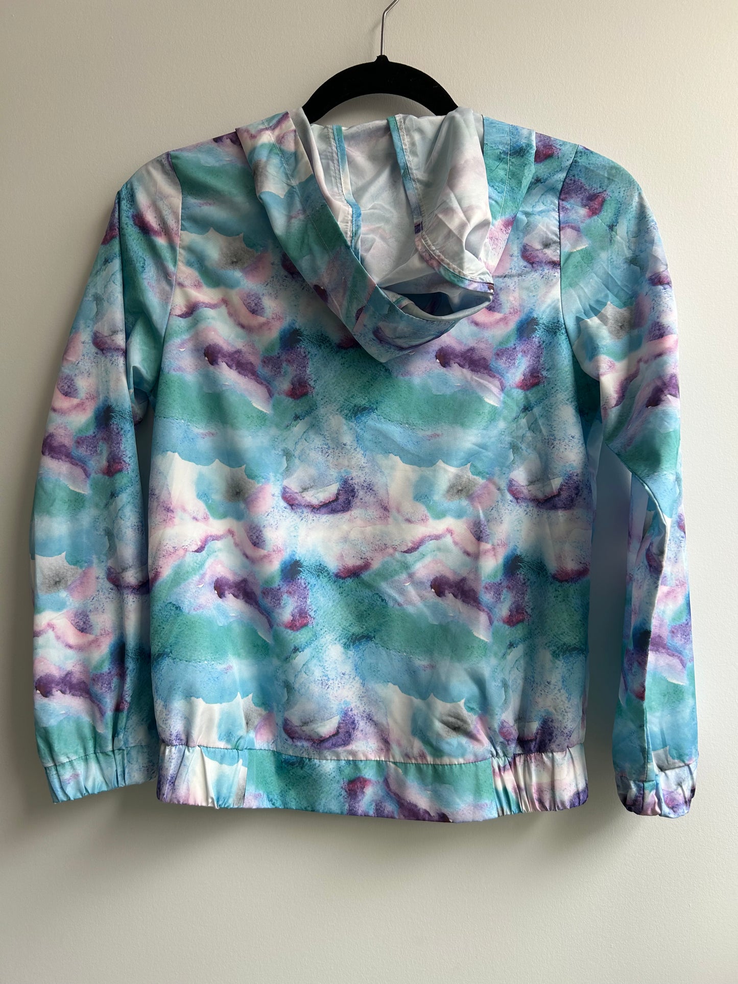 Diadora rain jacket and windbreaker tiedye 12y