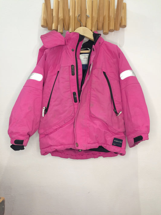 Polarn o Pyret pink jacket 3-4y