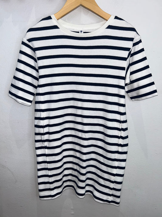 Striped thick oversized dress 5-6y