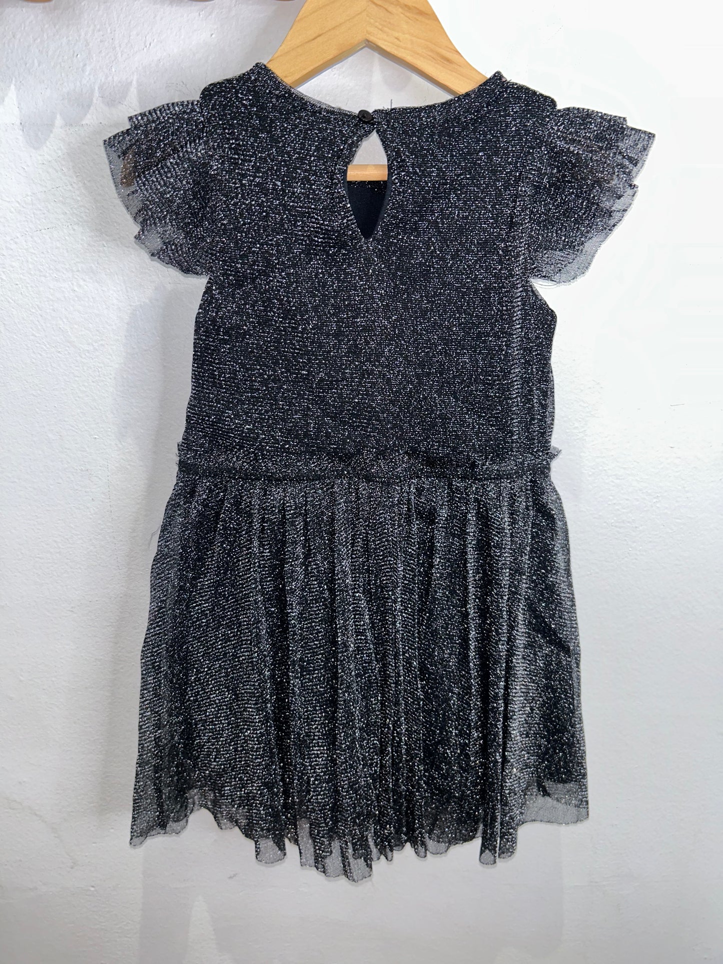 Black sparkly dress 4y