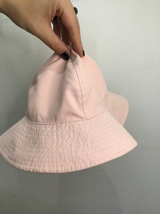 Pink sun hat 0-12m