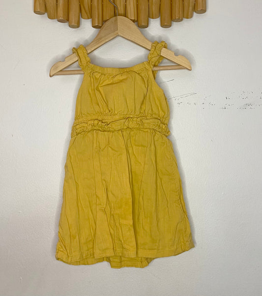 Mustard breezy dress 18-24m