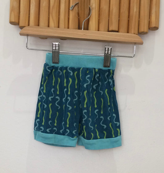 Kickeepants bamboo worms shorts 12-18m