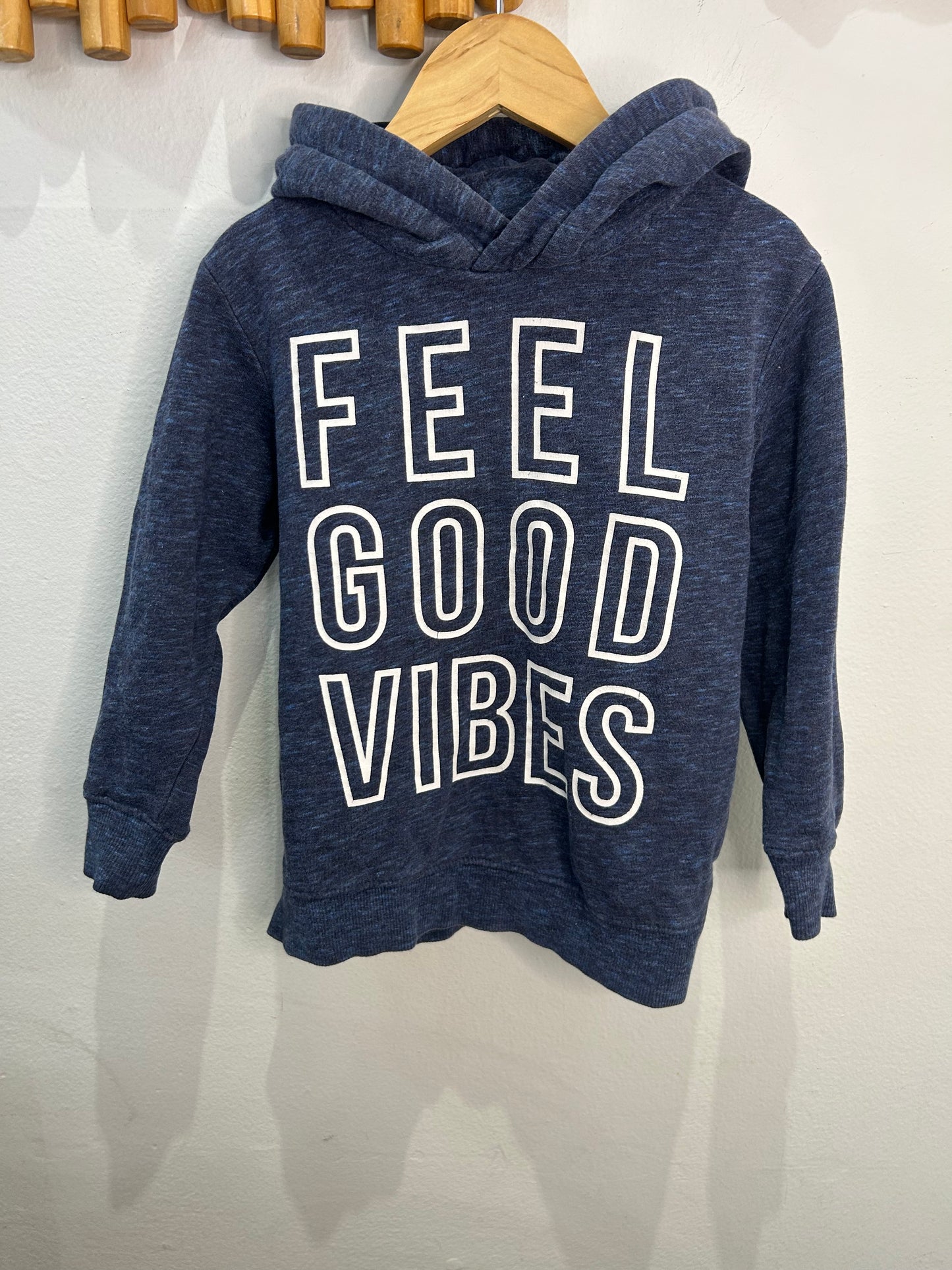Feel good vibes hoodie 4-6y