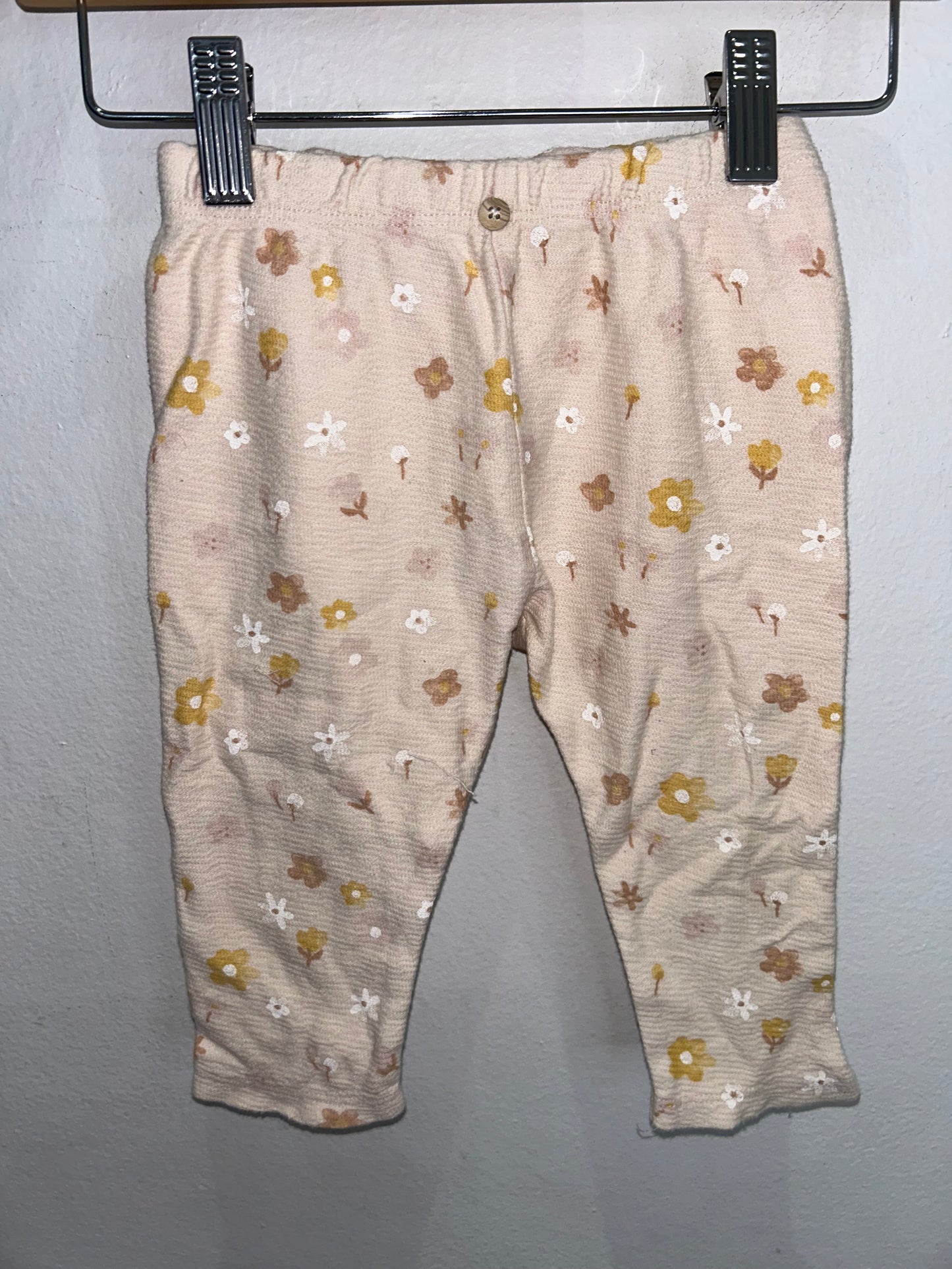 Cream floral set 9-12m