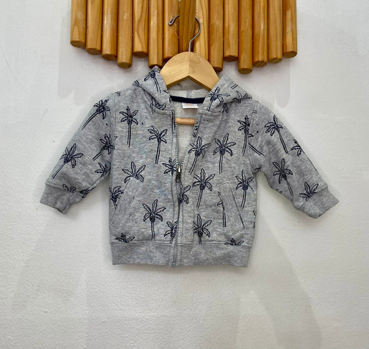 Palm trees sweatshirt 3-6m