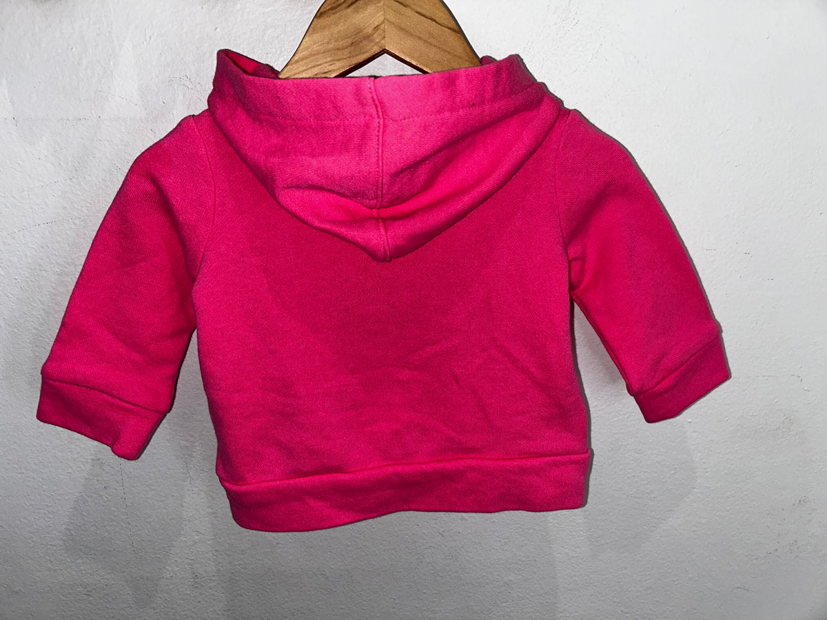 Hot pink Puma hoodie 0-3m