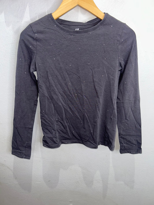 Ash sparkly  longsleeve 6-8y