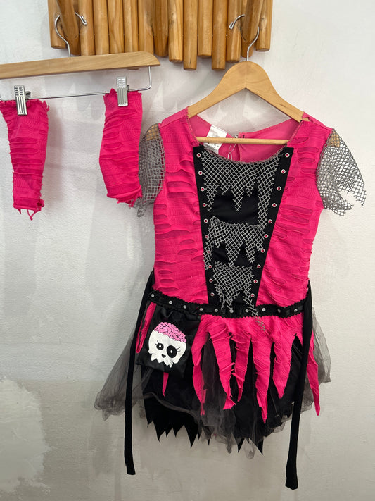 Pink zombie 6-8y
