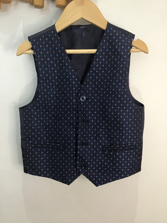 Blue fancy vest 5y