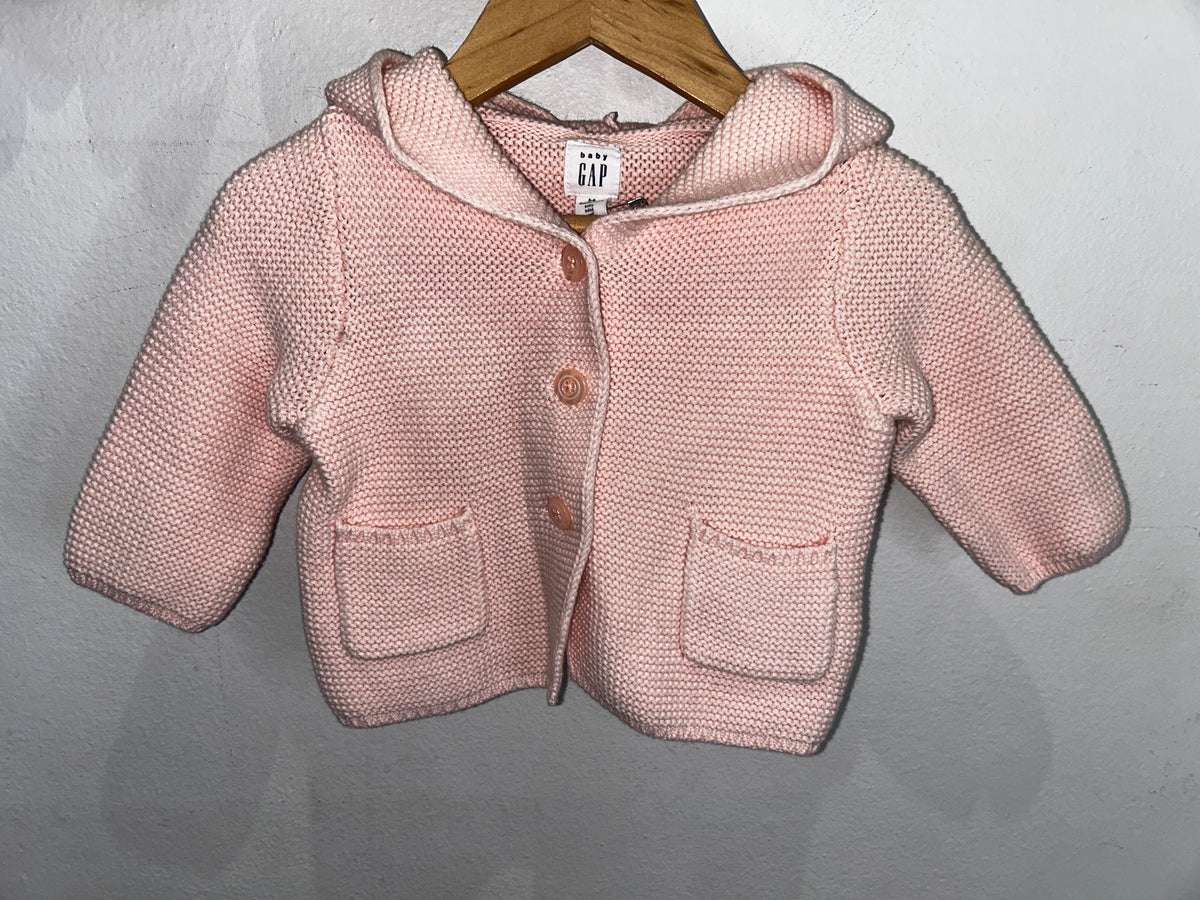 Light pink brannan sweater 3-6m