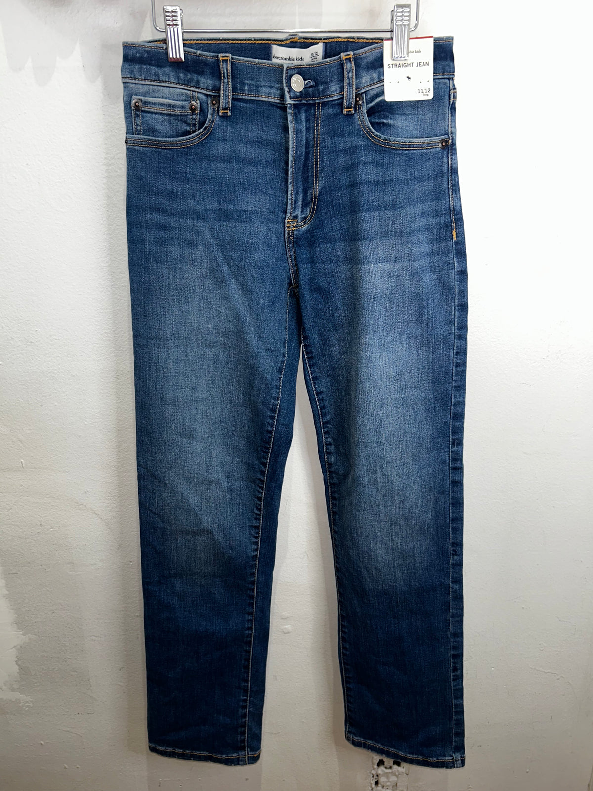 Abercrombie straight jean long 11-12y NEW