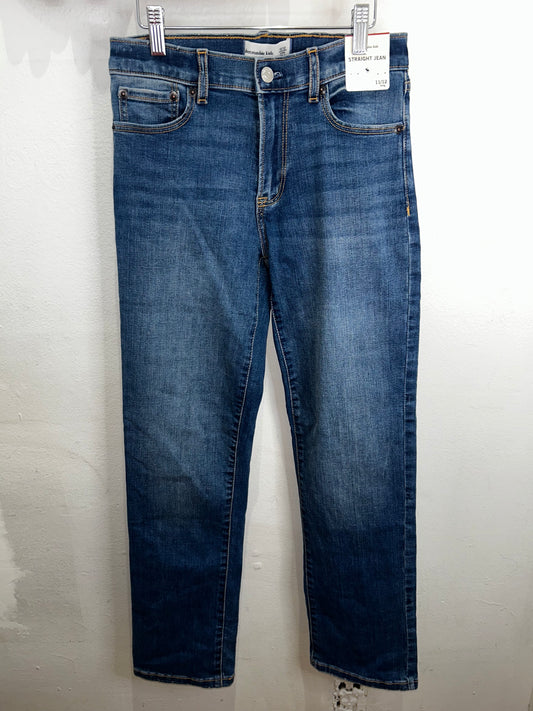 Abercrombie straight jean long 11-12y NEW