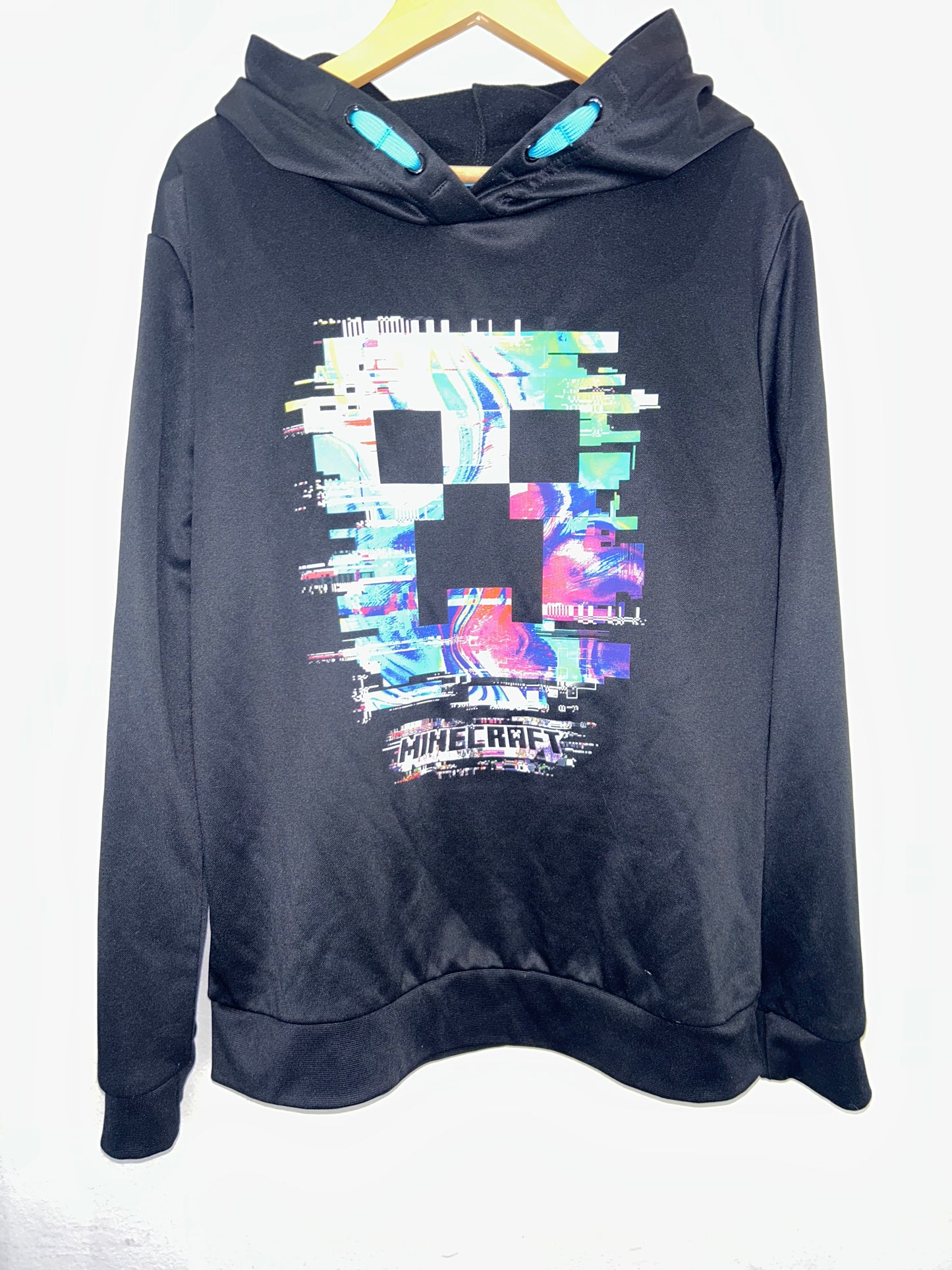 Minecraft Hoodie Black 10-12y