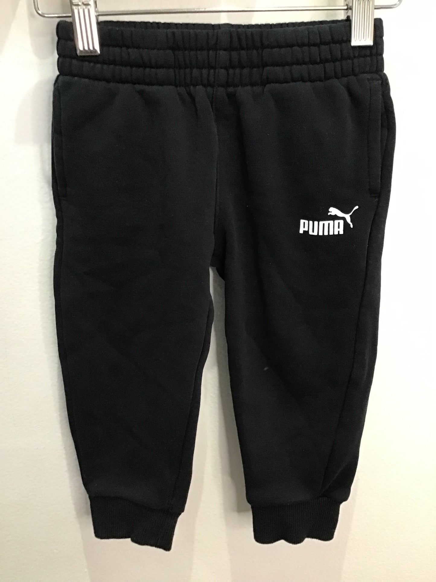 Black Puma joggers 2y
