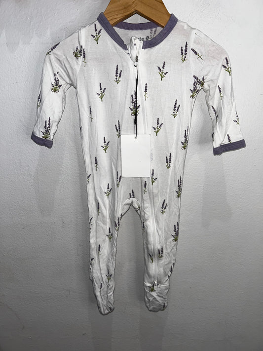 Kyte lavender sleeper 3-6m