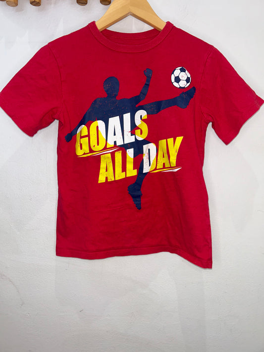 Goals all day tee 7-8y