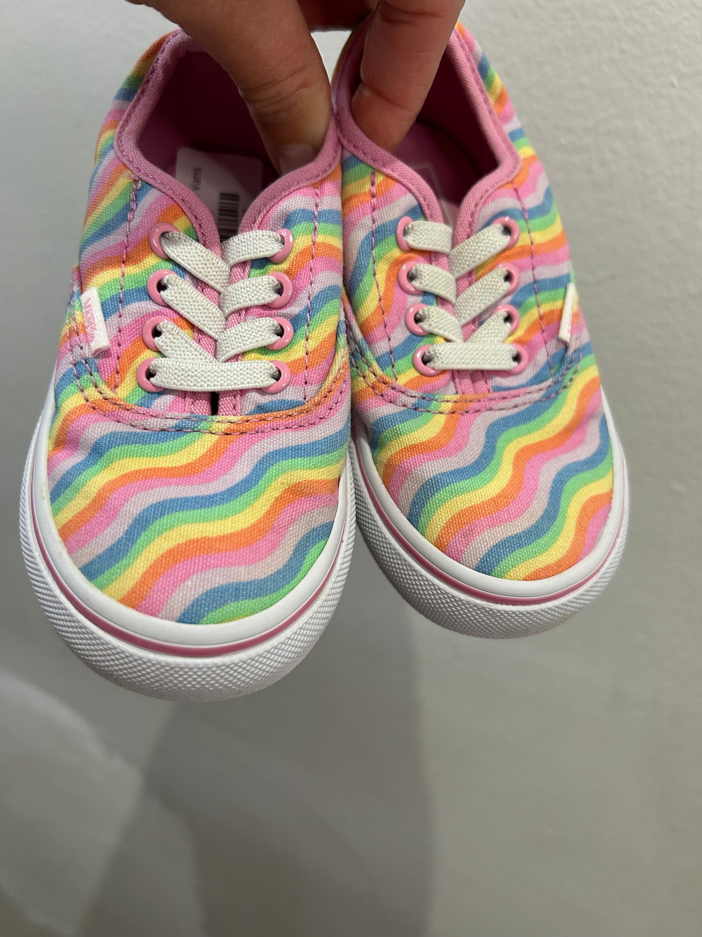 C8 pastel rainbow Vans