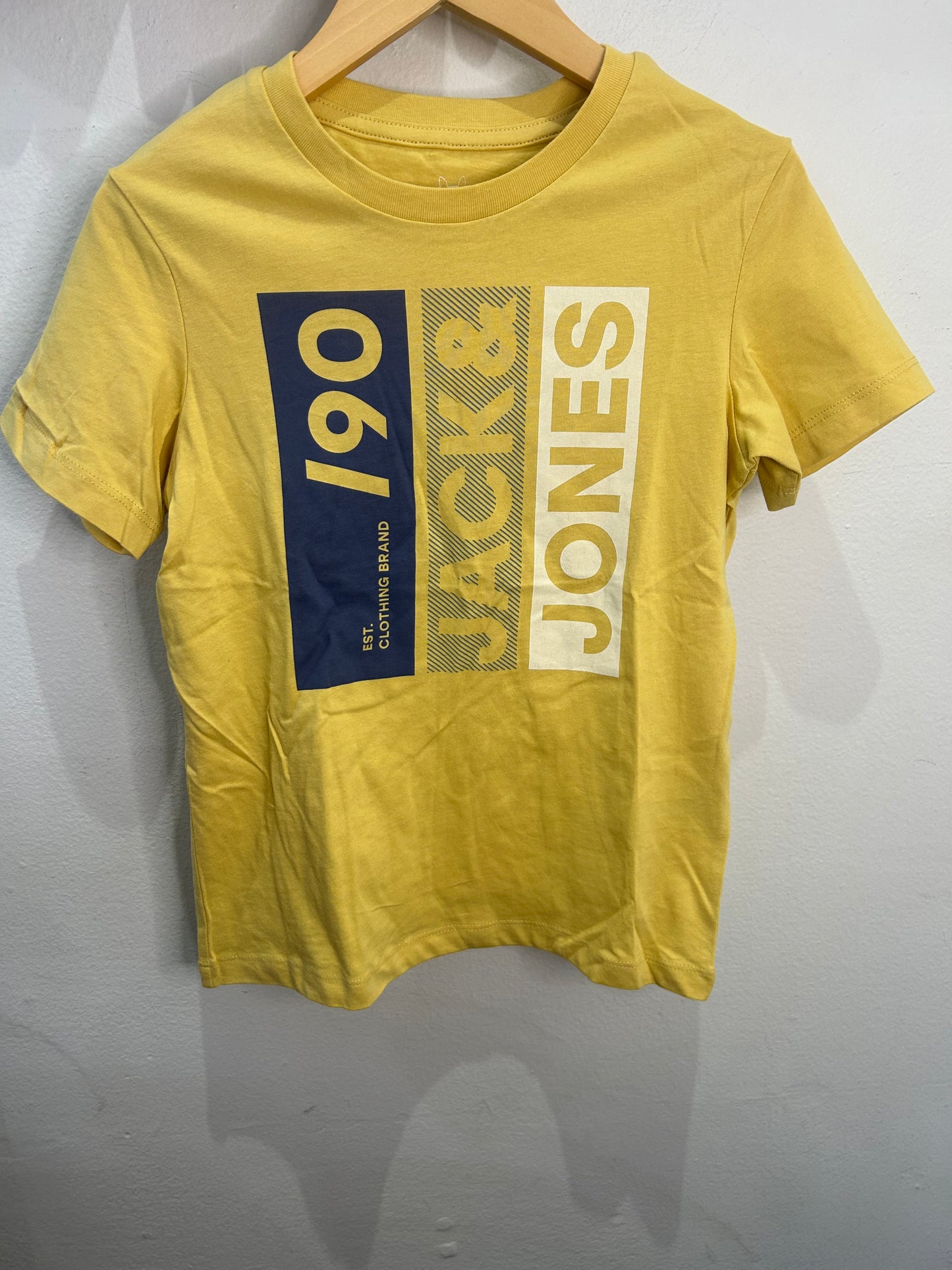 Jack and Jones yellow teee 8y