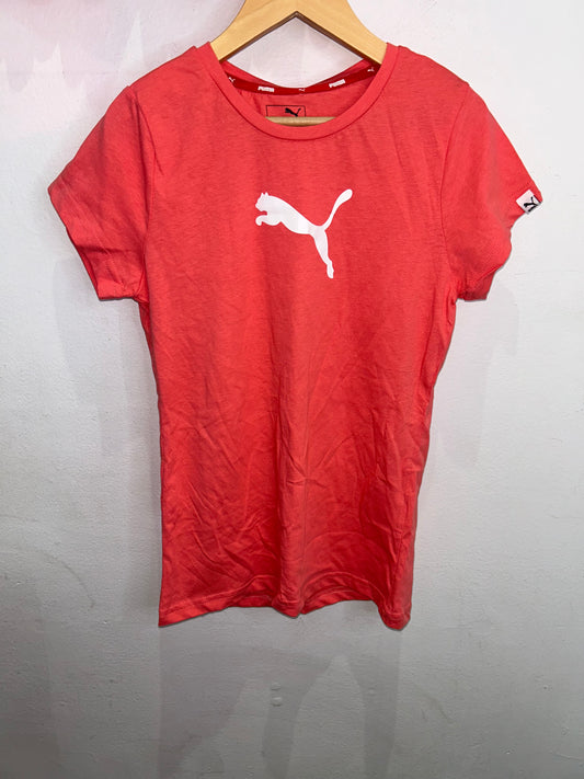 Puma pink tee- adult XS (14y) NEW