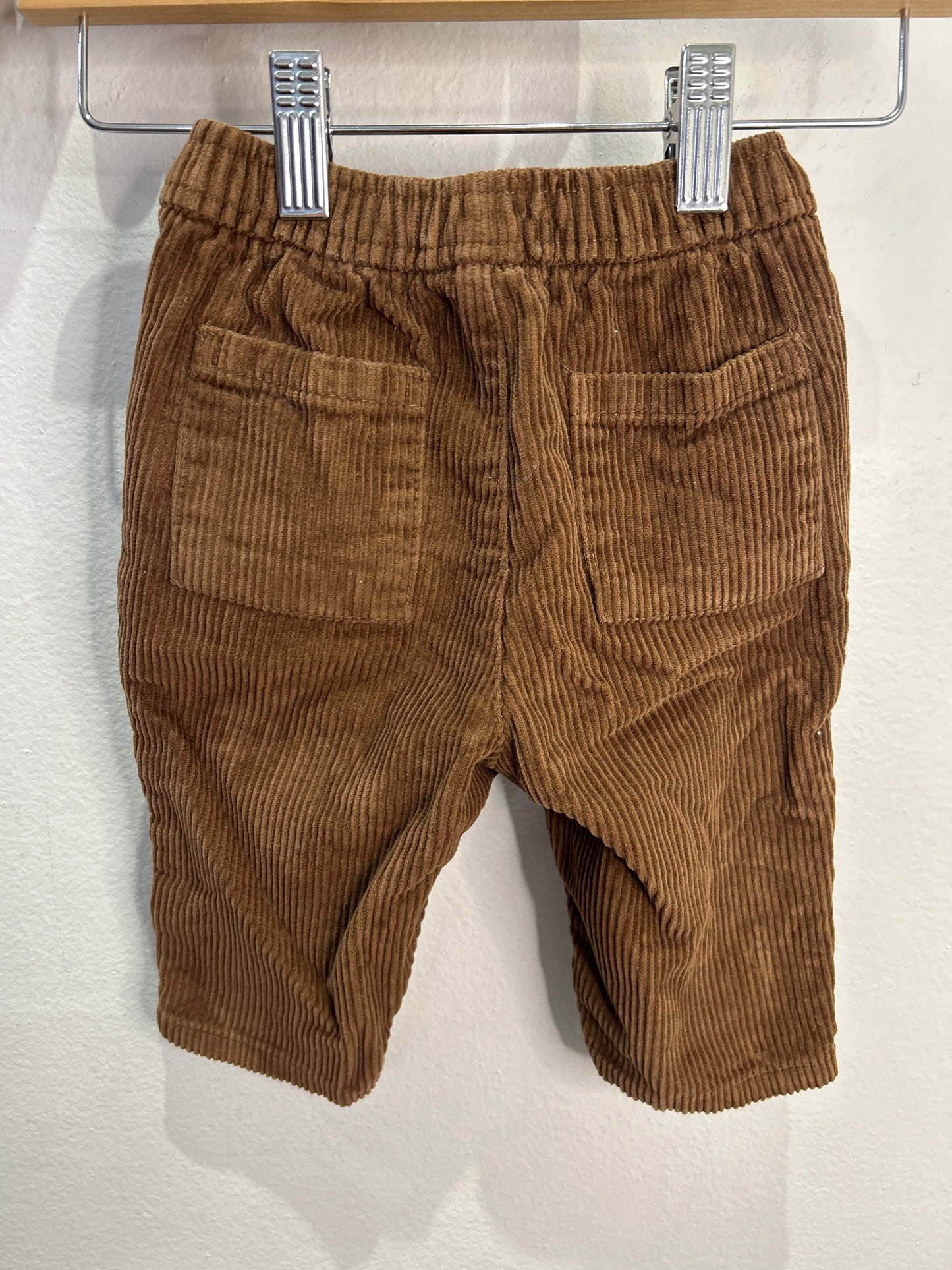 Brown corduroy pants 6-12m
