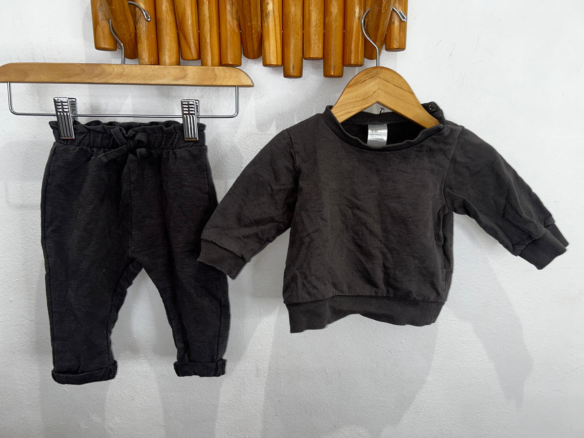 Dark ash jogger set 2-4m