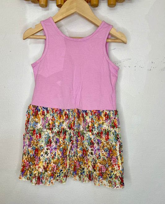 Pleated and pink dress 2y