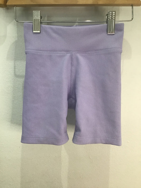 Lavender activgewear bike shorts 4-5y