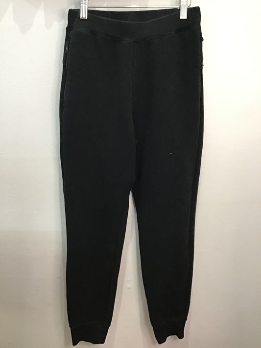 Uniqlo black joggers 13y