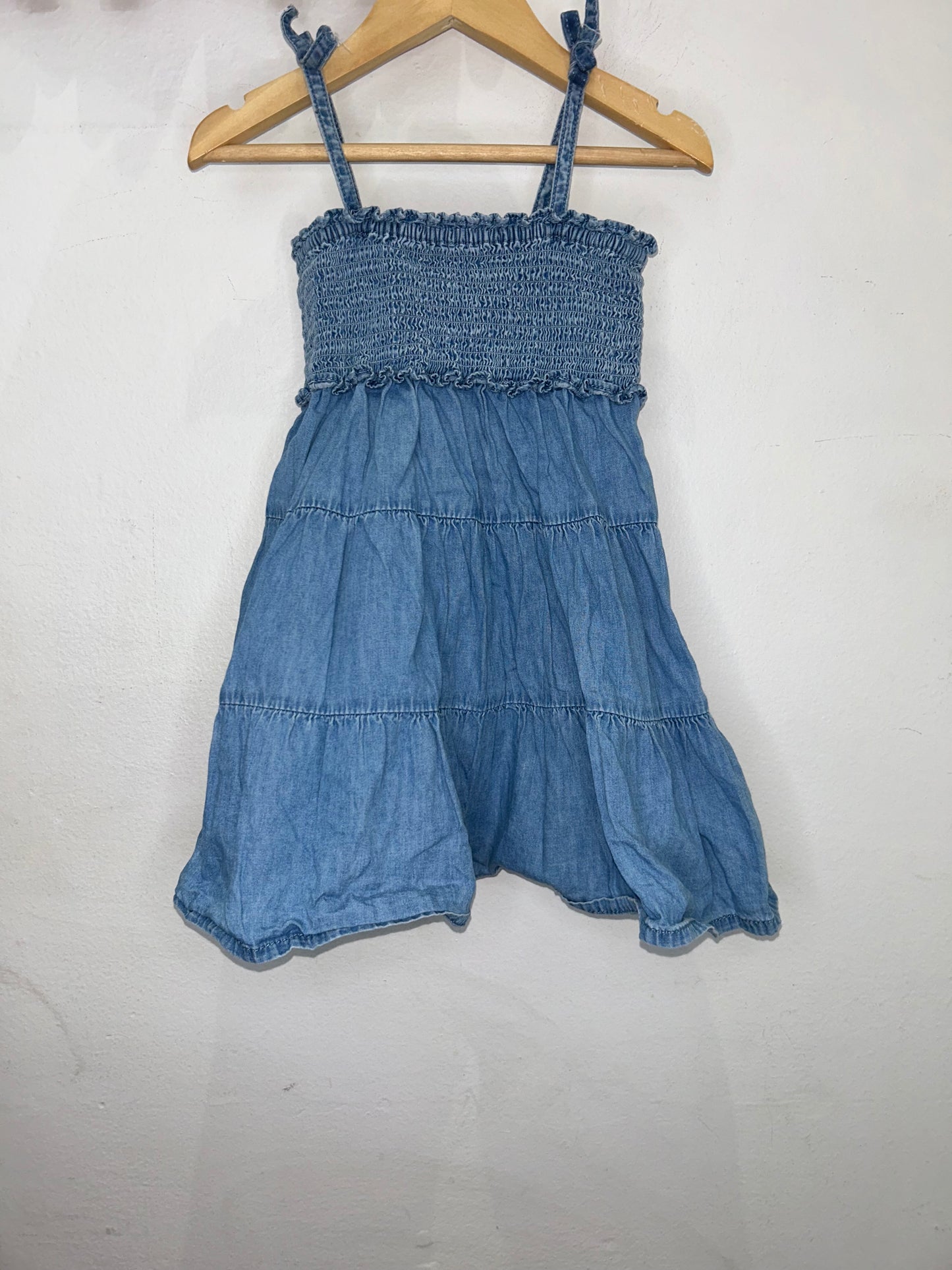 Tiered denim dress 3y