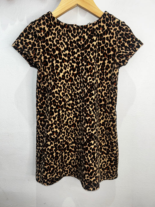 Leopard thick dress 4y