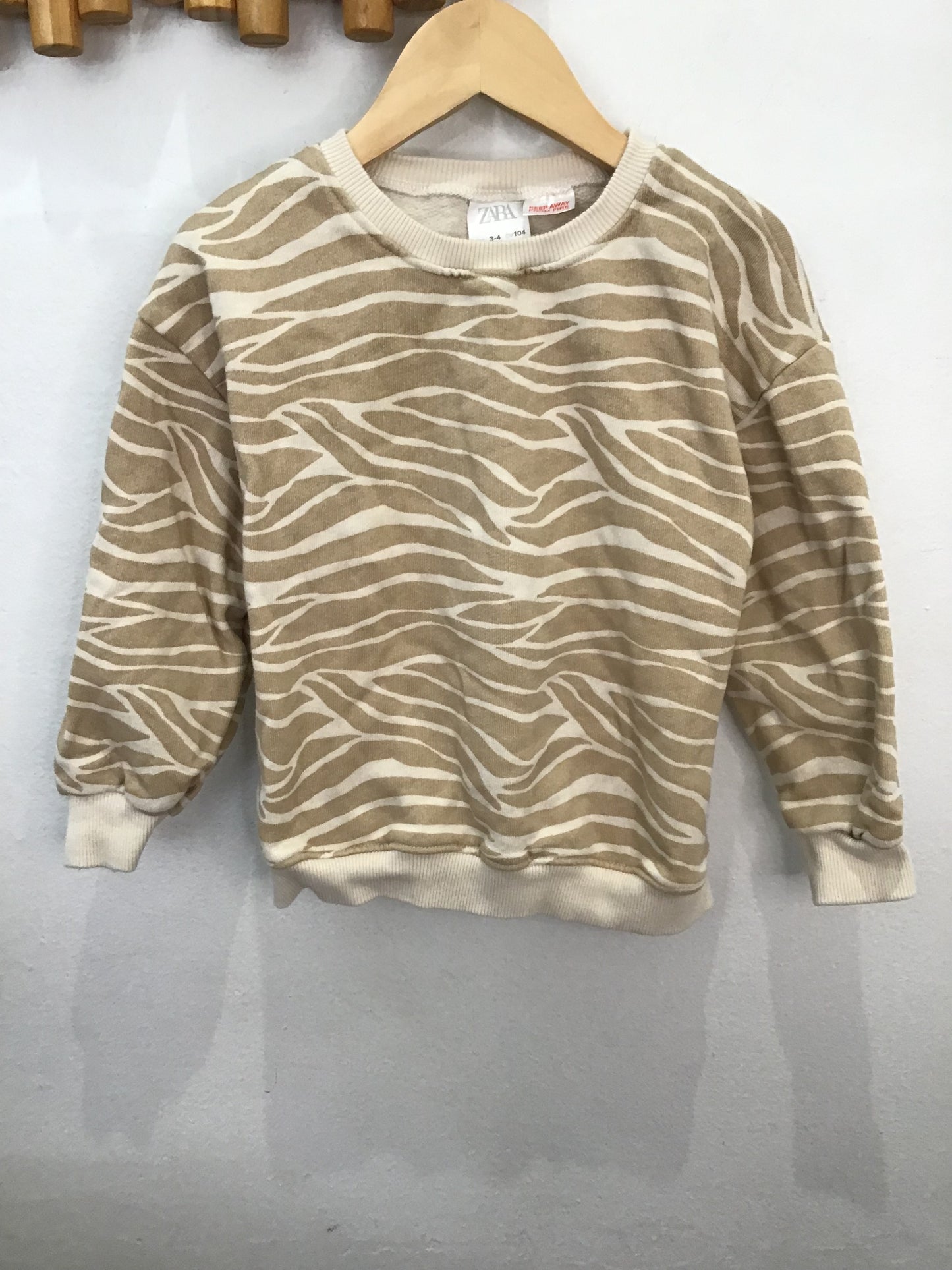 Animal beige set 3-4y