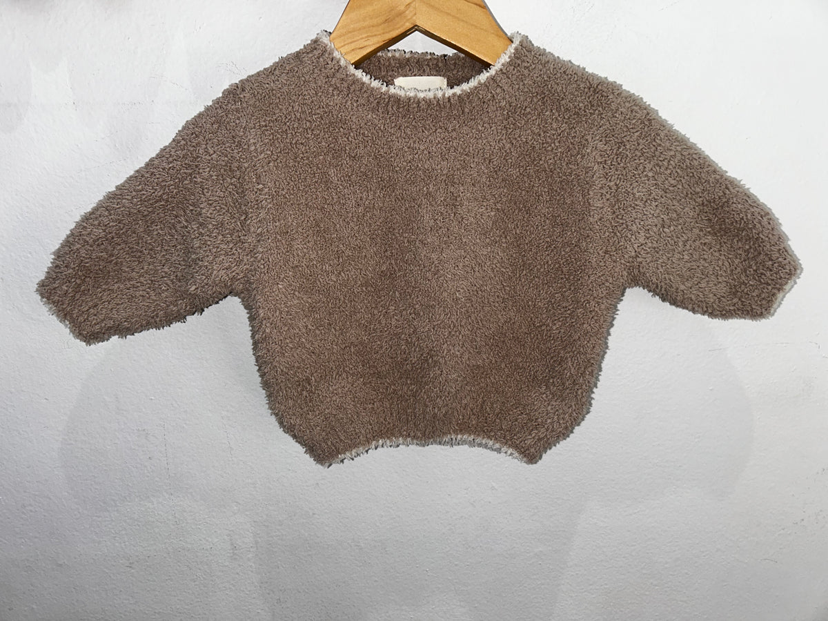 7am beige sweater set 1-3m