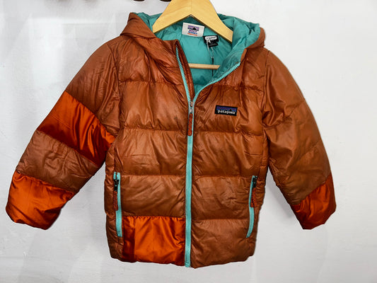 Patagonia brown down loft jacket 4y