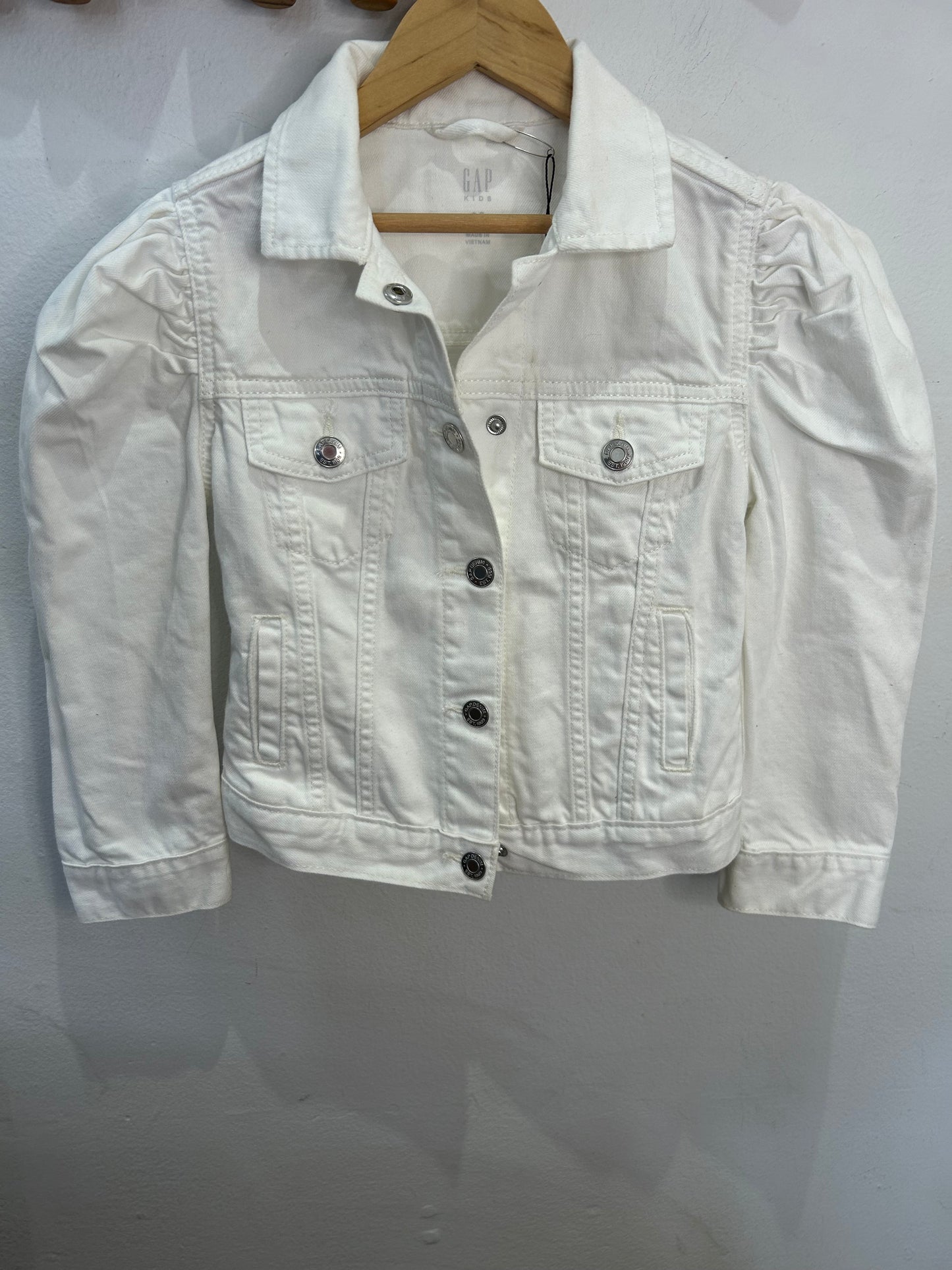 White denim jacket 6-7y