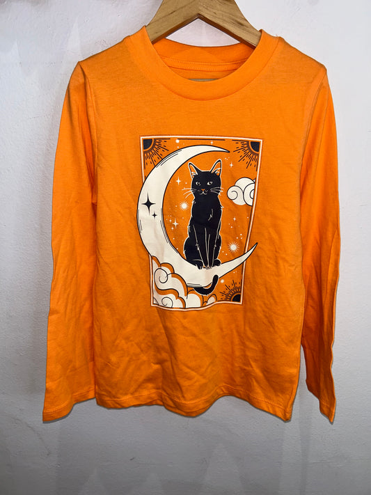 Black cat longsleeve 6y