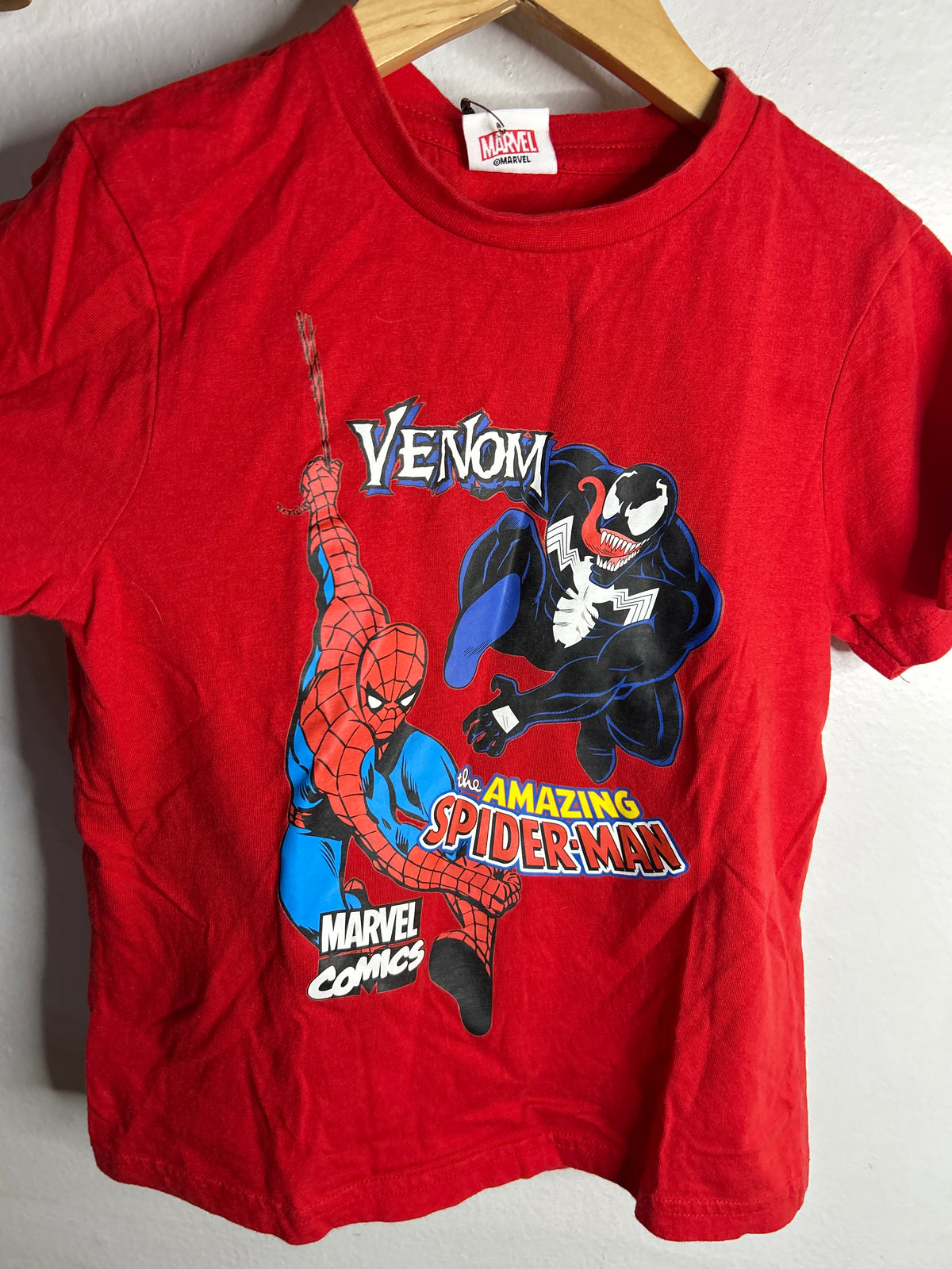 Venom and Spider Man tee 7-8y