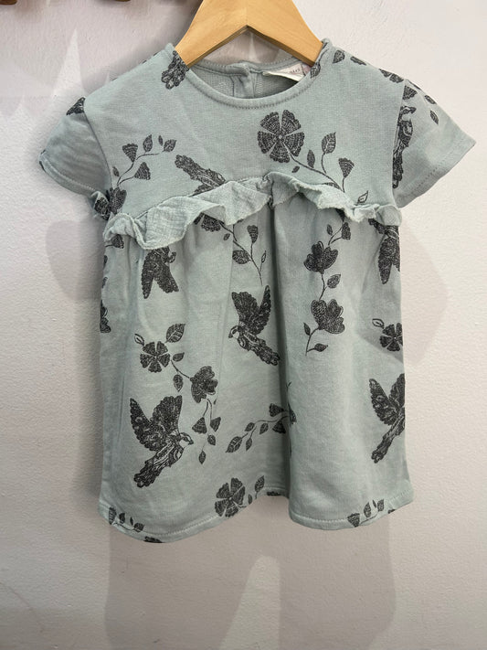 Sparkly birds dress 12-18m
