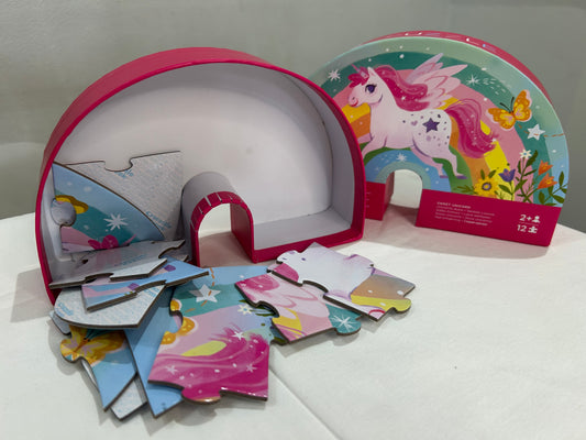 Crocodile Creek sweet unicorn puzzle - 12 pieces