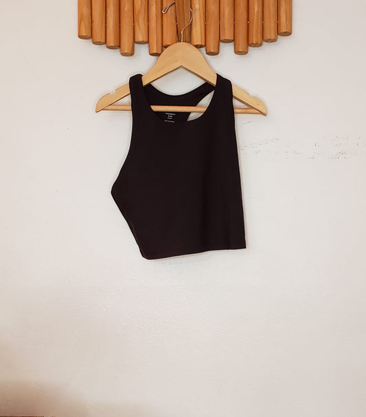 Go Dry black crop tanktop 8y